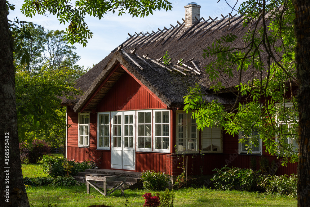 Traditional house in estonia Traditional house in estonia