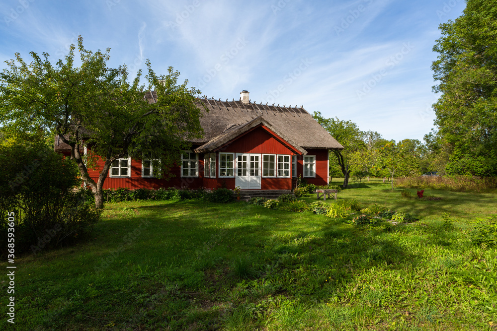 Traditional house in estonia