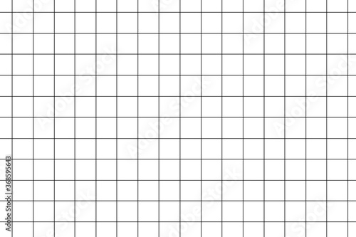 Checkered notebook paper seamless pattern background.