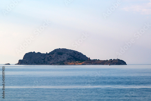 the beautiful sunset view of Akdamar island, Van, Turkey