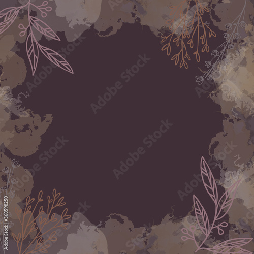 silk square hijab with abstract floral pattern design