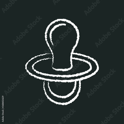 baby chalk icon, baby dummy