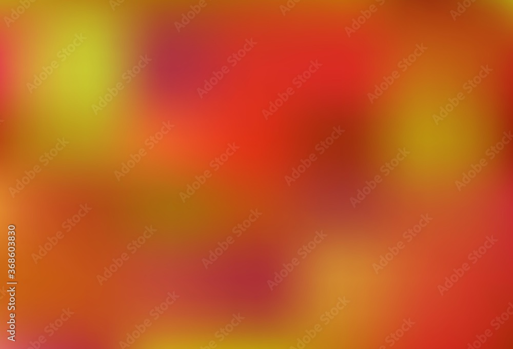 Light Orange vector blurred pattern.