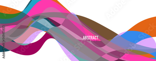 Wallpaper Mural Fluid wave colorful abstract background. Dynamic colorful vibrant vector design Torontodigital.ca