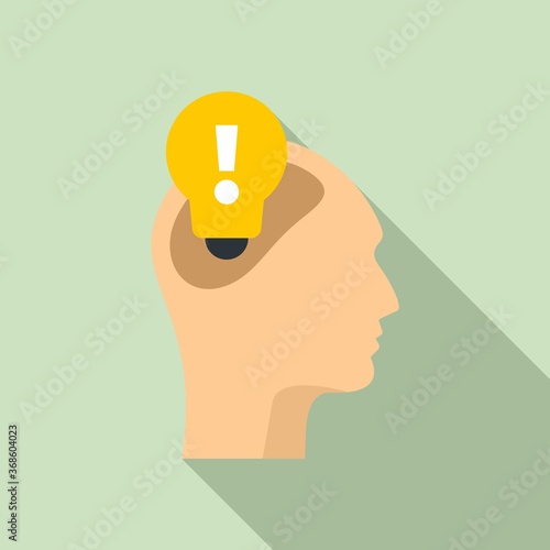 Inspiration new innovation icon. Flat illustration of inspiration new innovation vector icon for web design