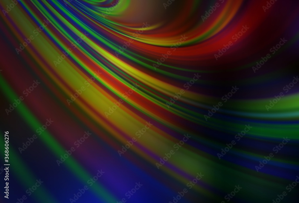 Dark Multicolor vector abstract bright texture.