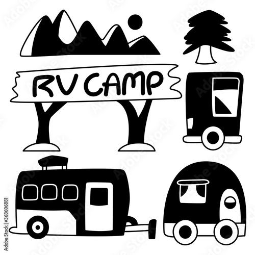 recreational vehicle and camping car