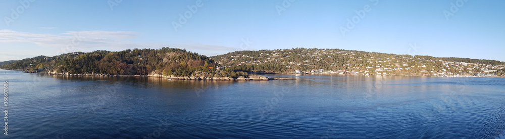 Panoramablick über den Oslofjord 