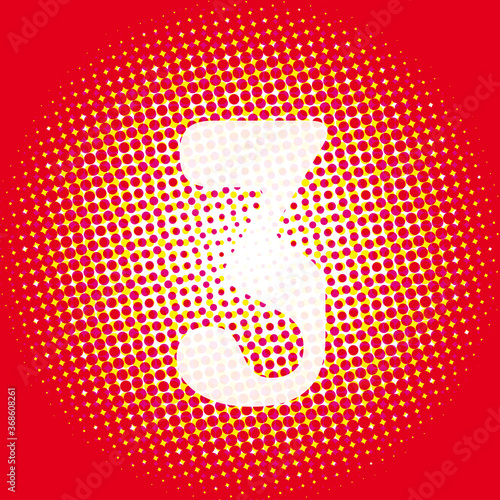 Farbraster 3 weiß rot