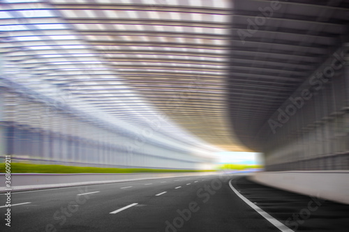 Soundproof tunnel of Expressway © Mulin