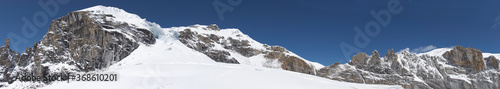 Mountain range panorama, Everest region, Himalaya, Nepal