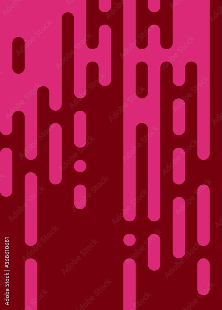 Abstract Rounded Color Lines halftone transition background illustration