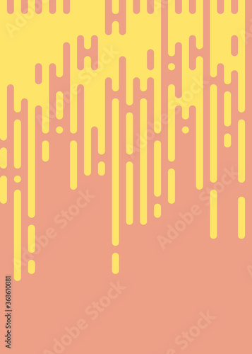 Abstract Rounded Color Lines halftone transition background illustration