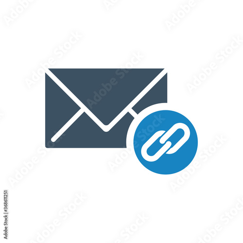 Email chain icon