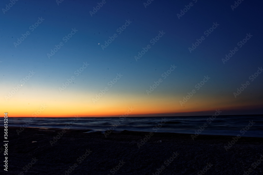 Beautiful sea in the early morning Beautiful sea in the early morning