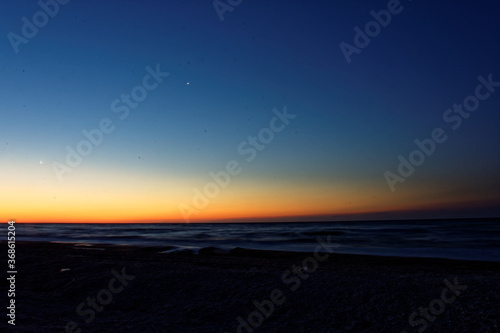 Beautiful sea in the early morning