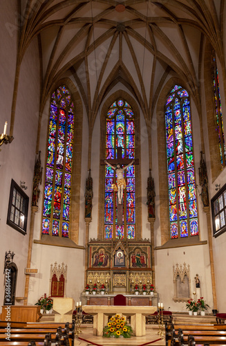 Interior of the church. Graz