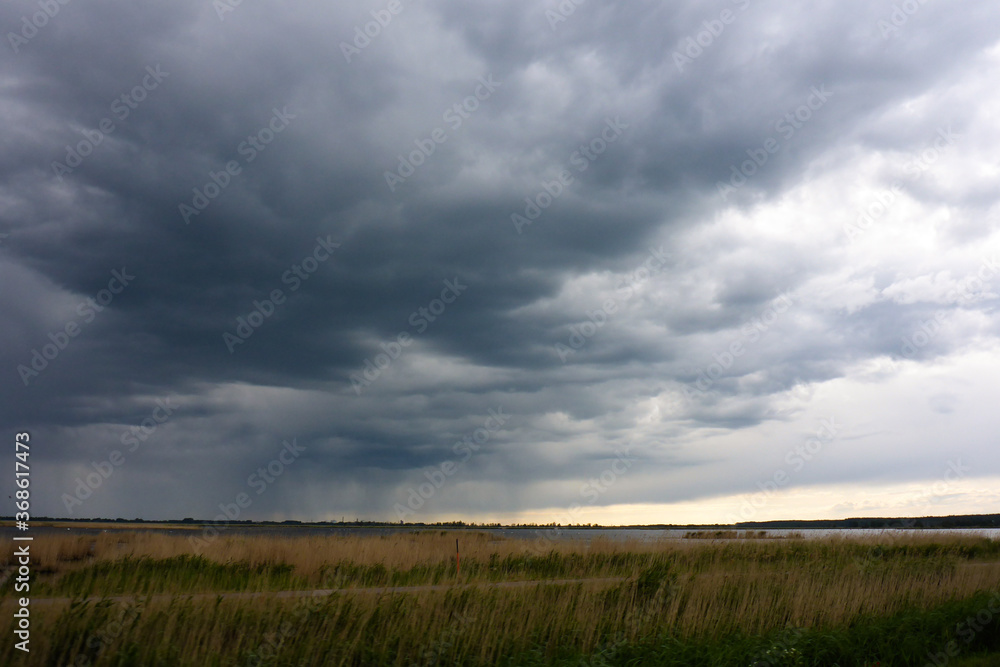 Unwetterfront über Mecklenburg Vorpommern Unwetterfront über Mecklenburg Vorpommern