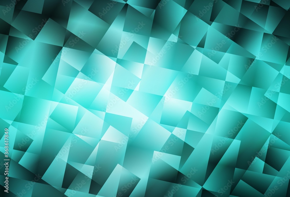 Obraz premium Light Green vector abstract polygonal template.