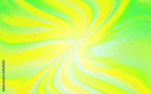 Light Green, Yellow vector blurred background. Modern abstract illustration with gradient. New design for your business.