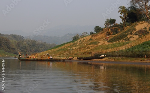Beautiful scene of sangu river at Bandarban