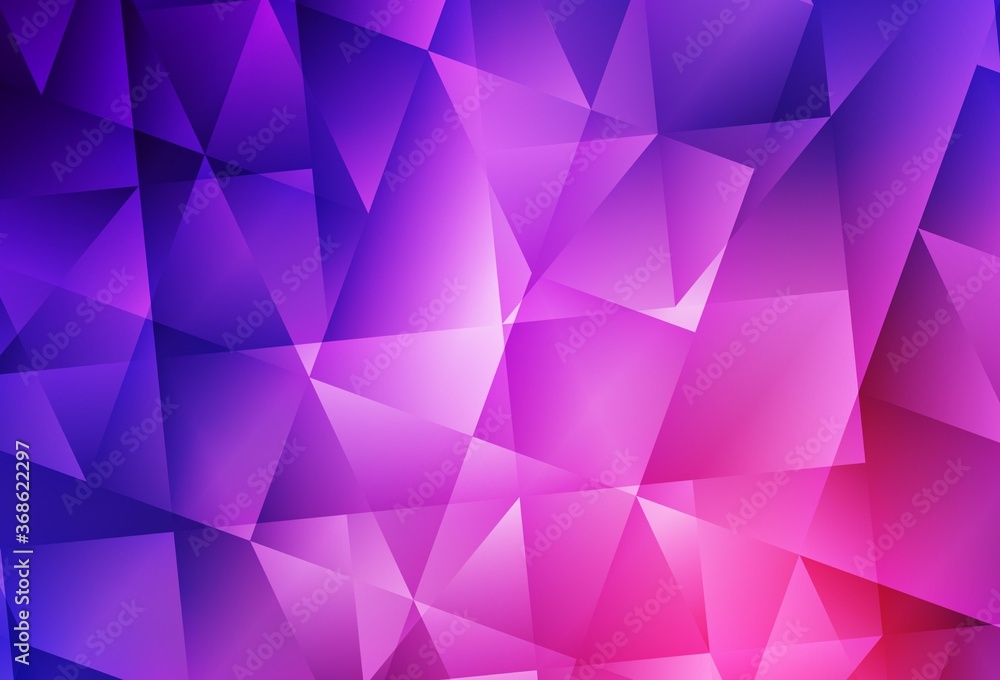 Light Purple, Pink vector triangle mosaic background. Light Purple, Pink vector triangle mosaic background.