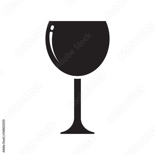 Wine glass icon 