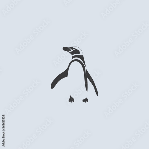 vector illustration of Penguin Logo template design,