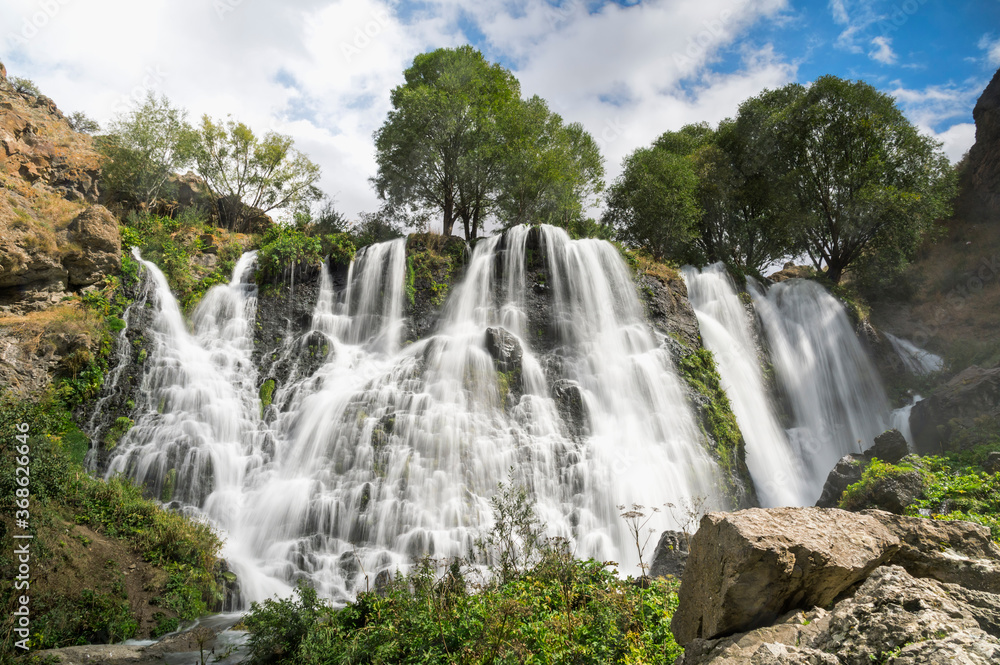 Shaki Waterfall, Sisian City, Syunik Province, Caucasus, Armenia Shaki Waterfall, Sisian City, Syunik Province, Caucasus, Armenia