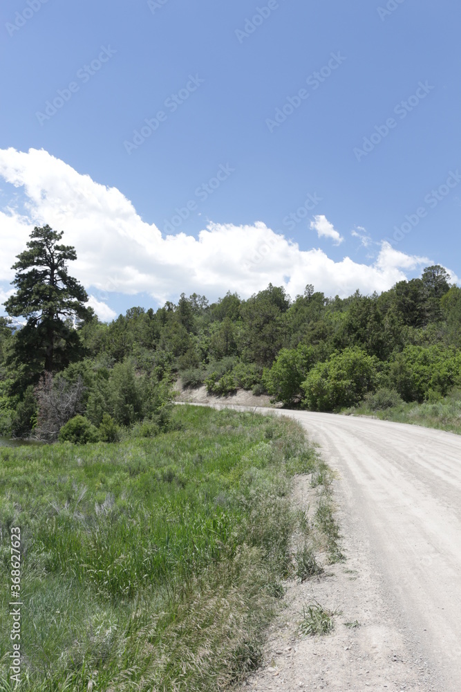Fototapeta premium Mount Sneffels blue lake trail Ridgway Colorado