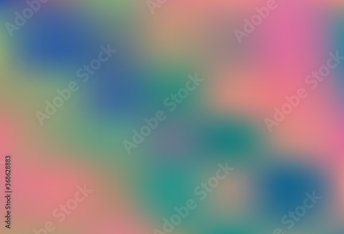 Light Multicolor vector blurred background.