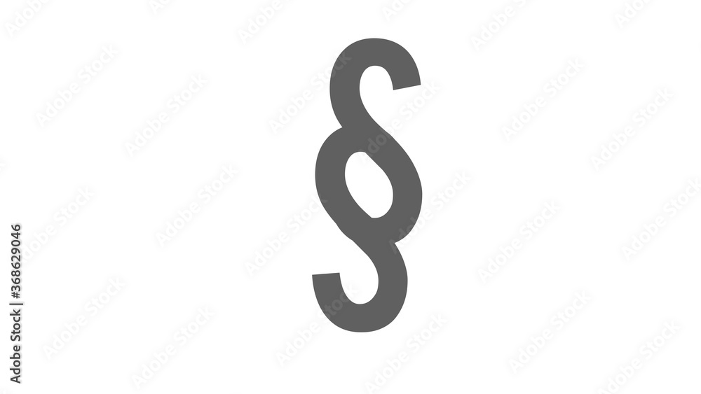 Paragraph sign. Flat style icon illustration Paragraph sign. Flat style icon illustration