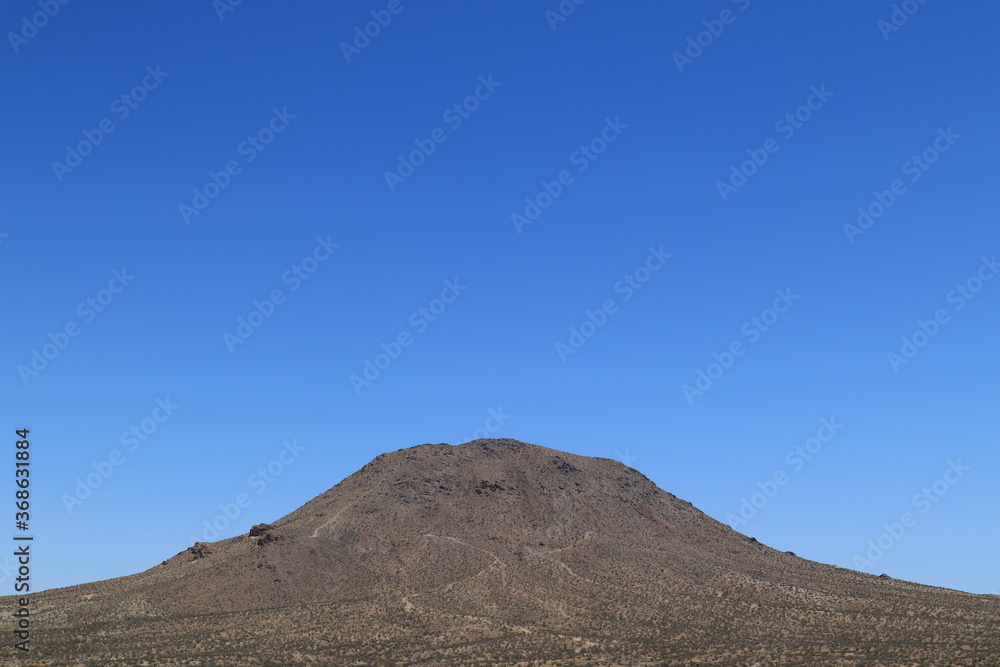 mountain and blue sky