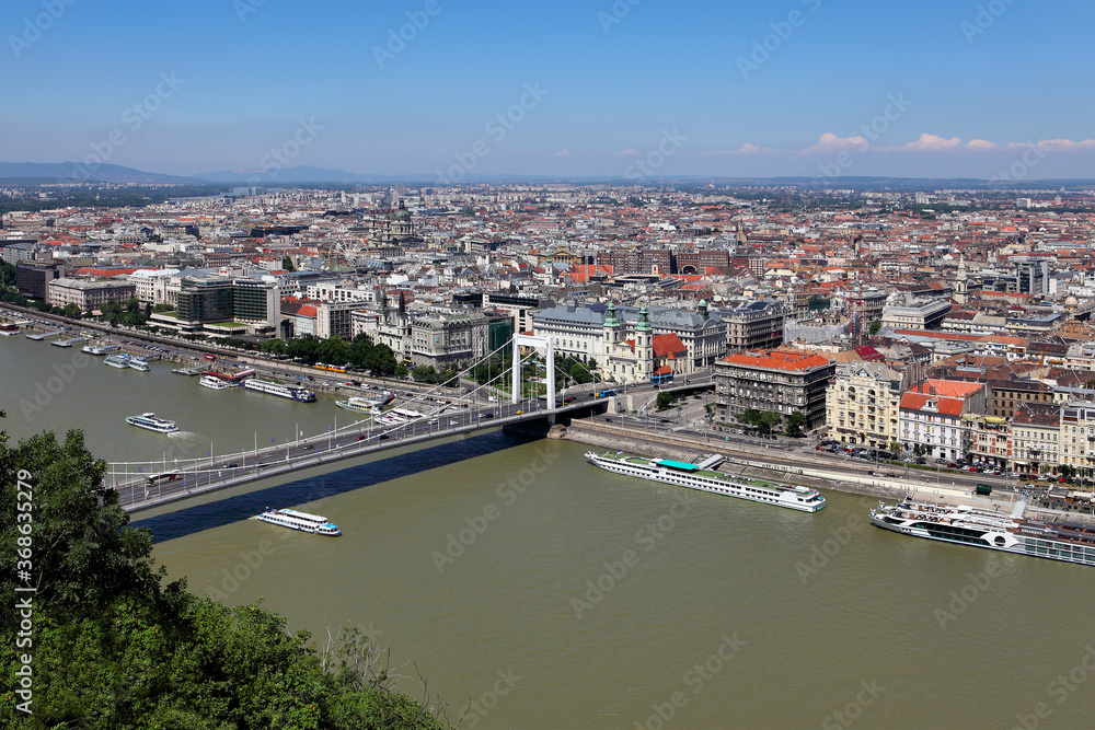 Fototapeta premium Aerial View of Hungary, Budapest.