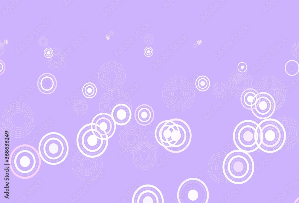 Light Purple, Pink vector template with circles. Light Purple, Pink vector template with circles.