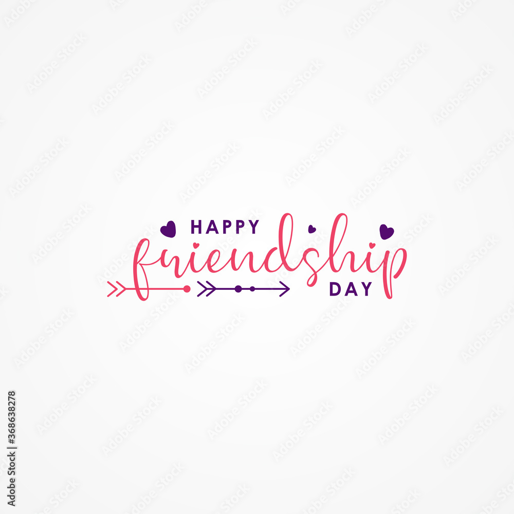 Happy Friendship Day Vector Design Illustration For Celebrate Moment