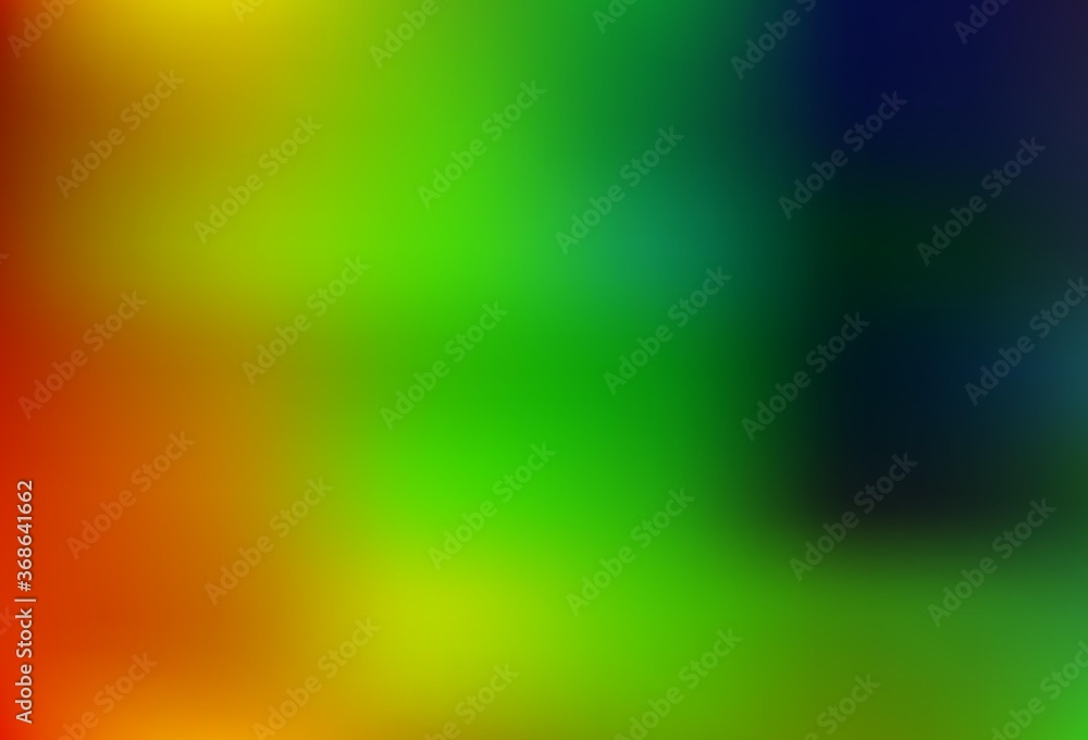 Obraz premium Dark Multicolor vector blurred and colored pattern.