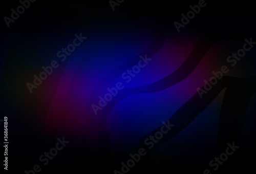 Fototapeta Naklejka Na Ścianę i Meble -  Dark Blue, Red vector abstract blurred background.