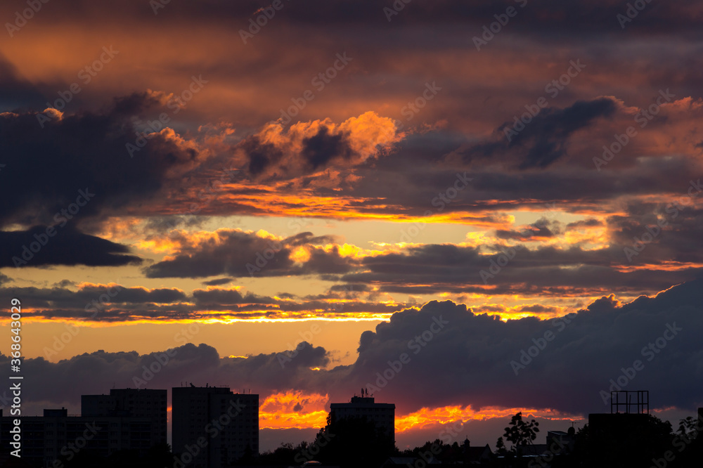 Summer evening in town, was seen in Potsdam-Babelsberg.
