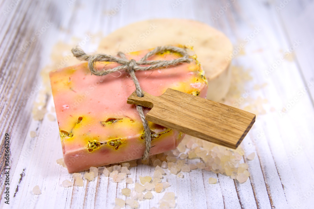 Handmade Soap with fresh ingredients.