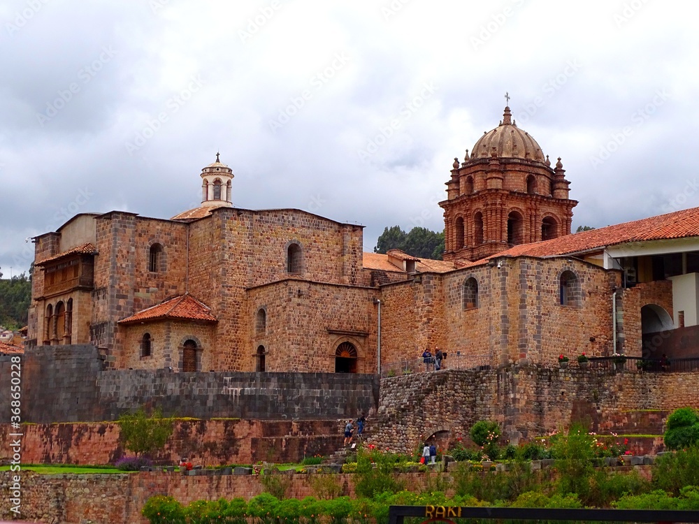 South America, Peru, city of Cuzco, Temple of the Sun or Qurikancha