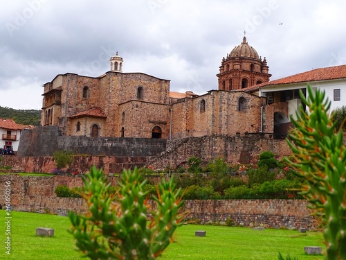 South America, Peru, Cuzco, Temple of the Sun or Qurikancha