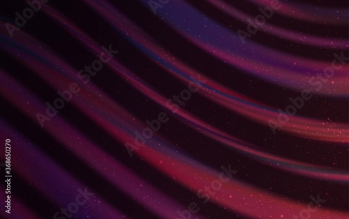 Dark Purple vector background with galaxy stars. Shining illustration with sky stars on abstract template. Smart design for your business advert.