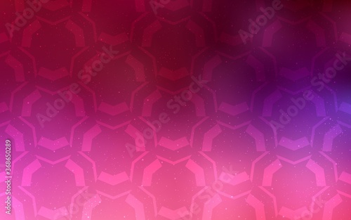 Dark Purple, Pink vector pattern with wry lines. A sample with colorful lines, shapes. Abstract design for your web site.