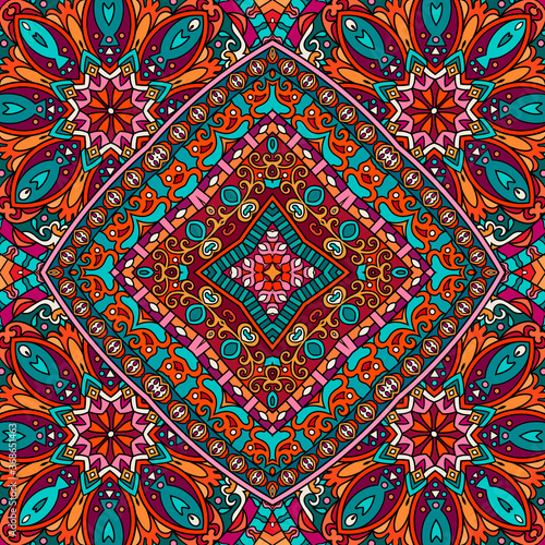 Vector ethnic ornamental background