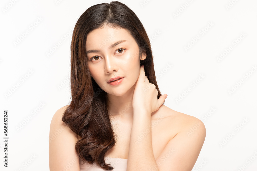 Beauty asian women portrait face with skin care healthy and skin. Beauty asian women portrait face with skin care healthy and skin.