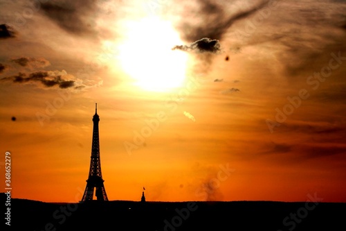 Eiffelturm bei Sonnenuntergang © Katharina