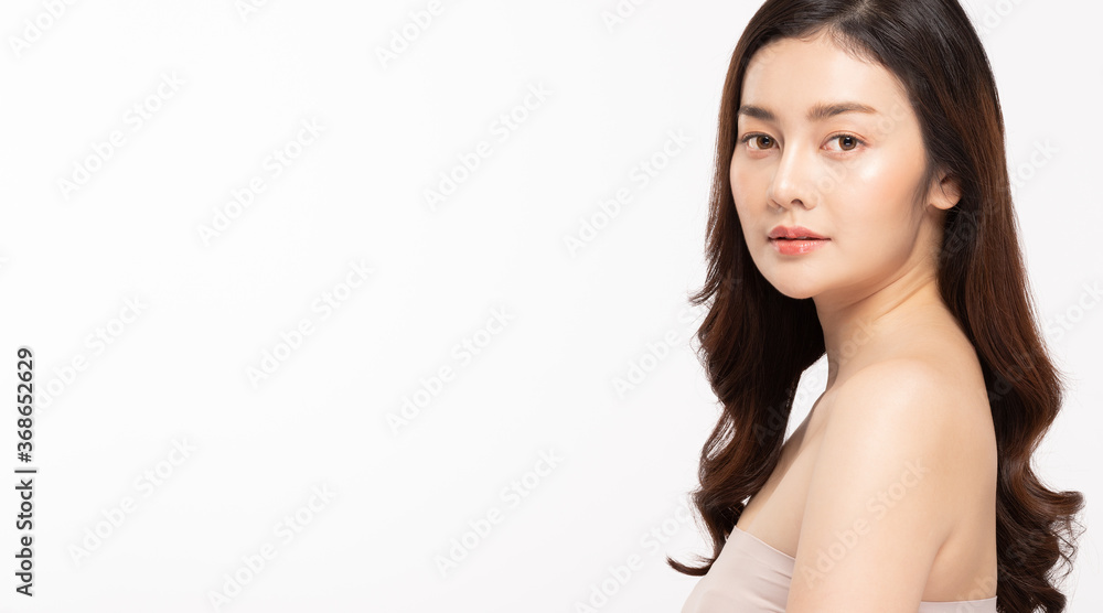 Beauty asian women portrait face with skin care healthy and skin. Beauty asian women portrait face with skin care healthy and skin.