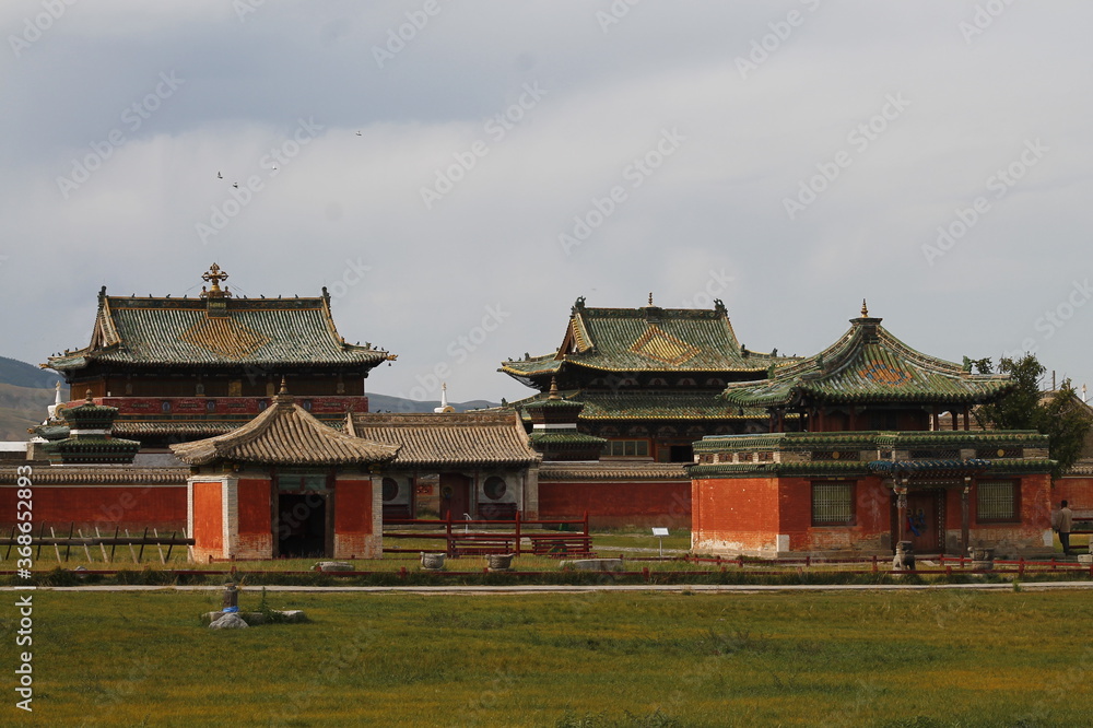 Fototapeta premium KLoster in der Mongolei, Erdene Zuu
