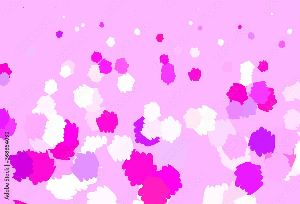 Light Pink, Red vector pattern with random forms. Light Pink, Red vector pattern with random forms.